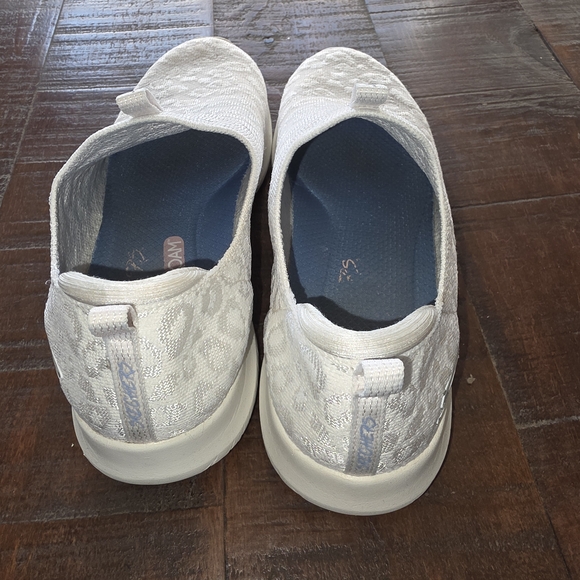 Women's White Slip-On Shoes - Picture 2 of 5